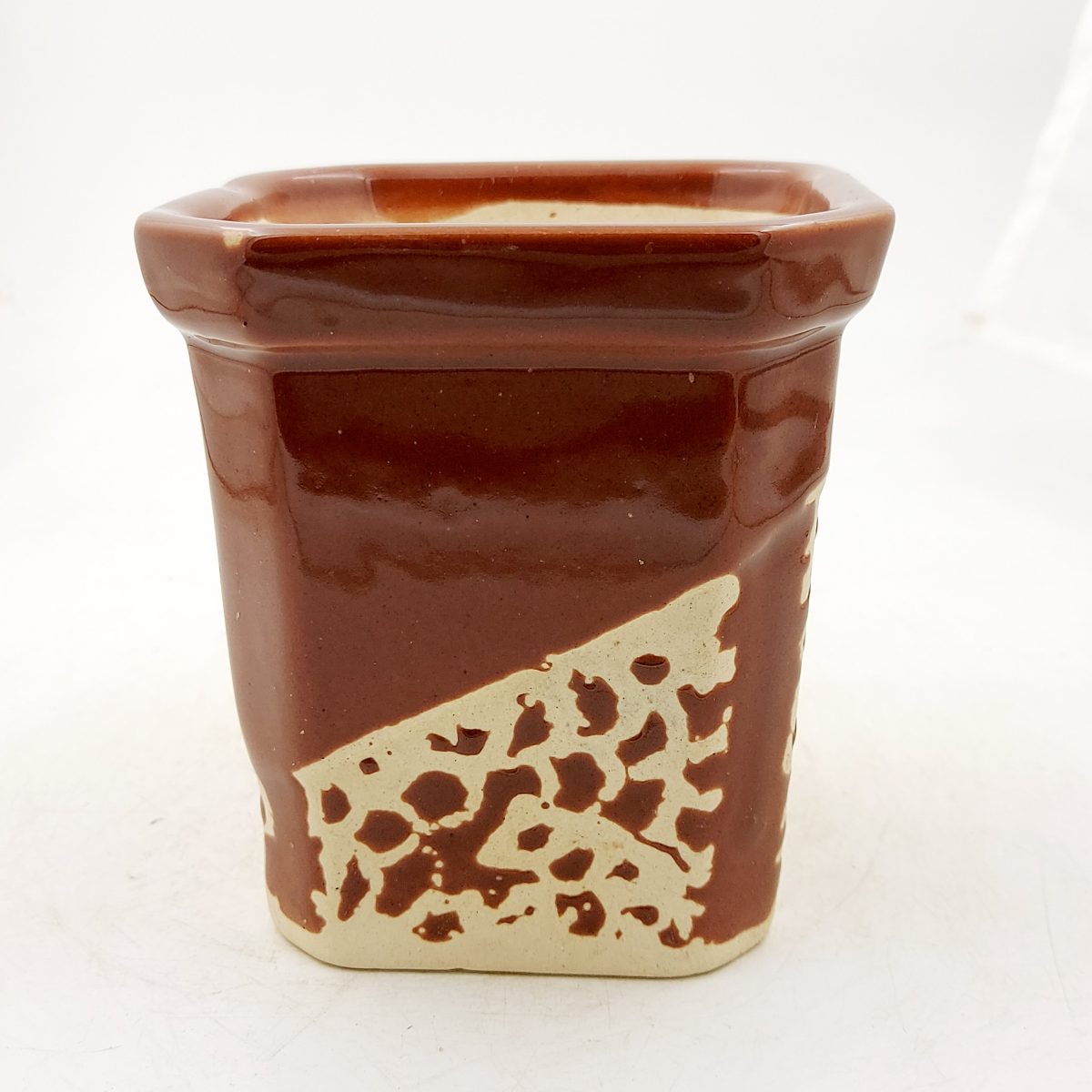 Ceramic Brown Square tumbler