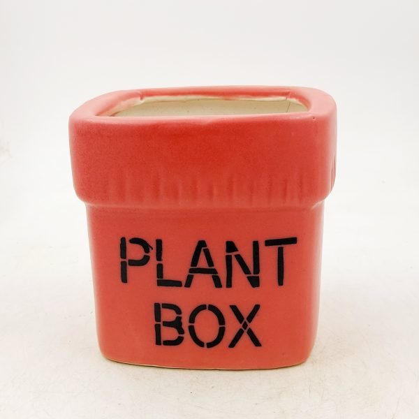 Square plane box Red