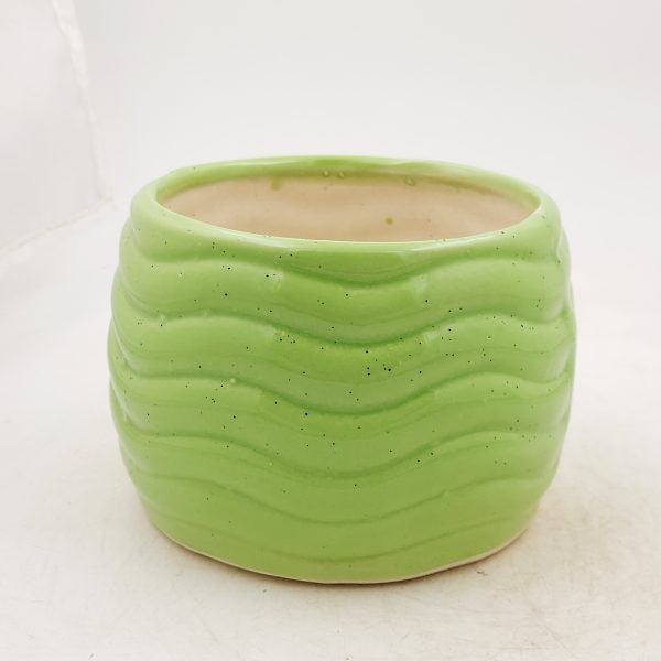 Green wave pot