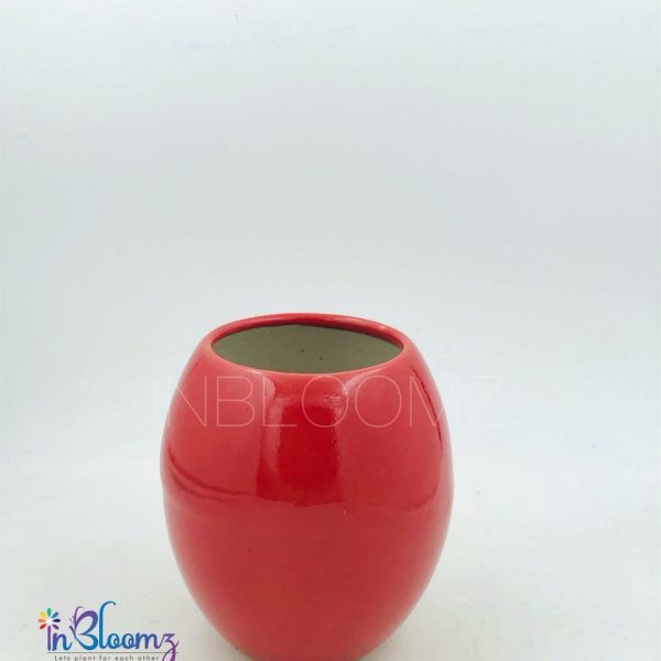 Egg pot - Red