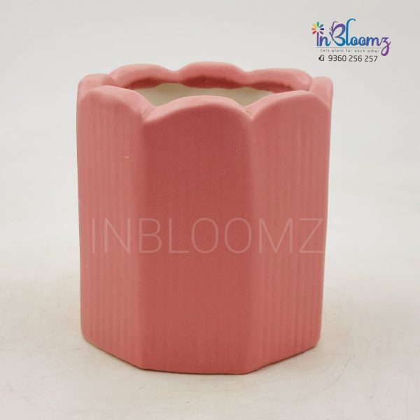 Hexagon flower Pink