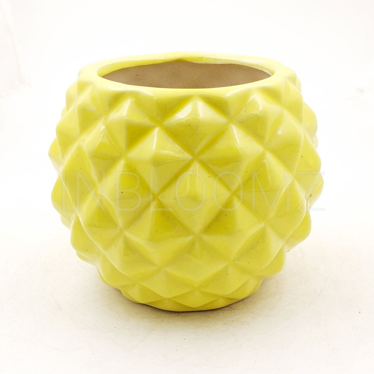 Pineapple pot - Lemon yellow